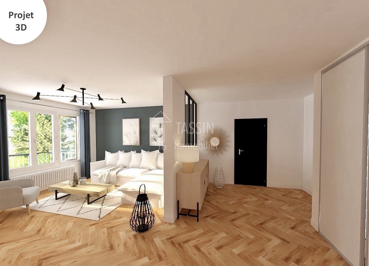 Appartement familial Tassin Centre au calme - Projet salon
