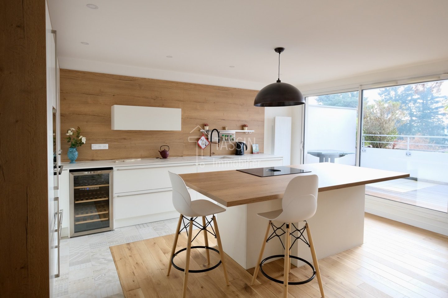 Appartement dernier étage terrasse Tassin Bourg - Cuisine