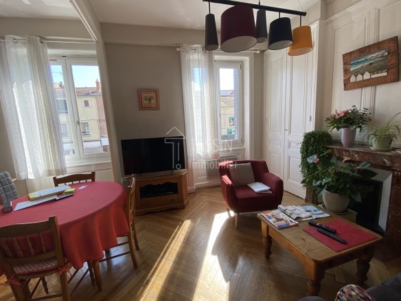 Appartement lumineux Tassin Centre - Salon