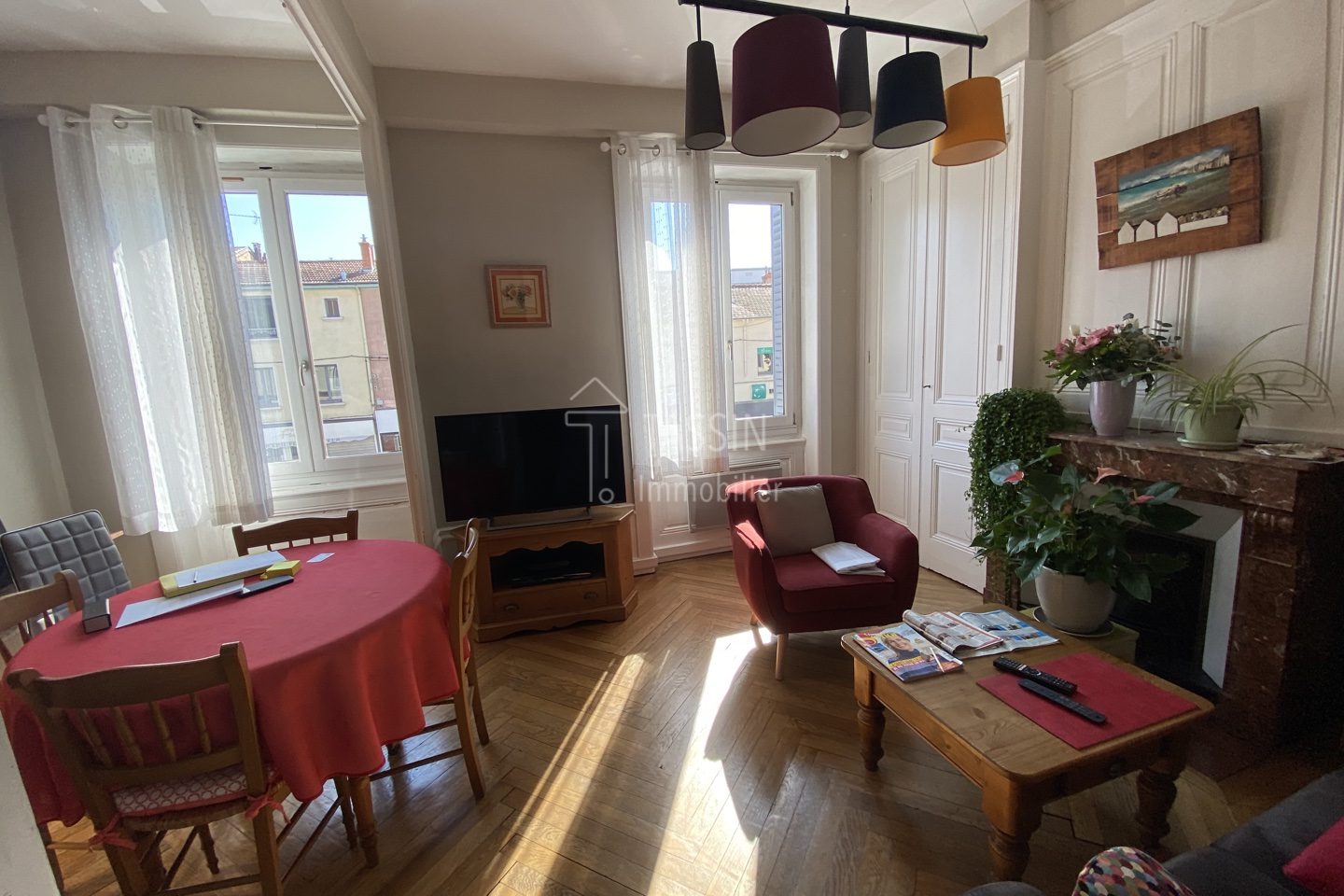 Appartement lumineux Tassin Centre – Salon_ Appartement lumineux Tassin Centre - Salon