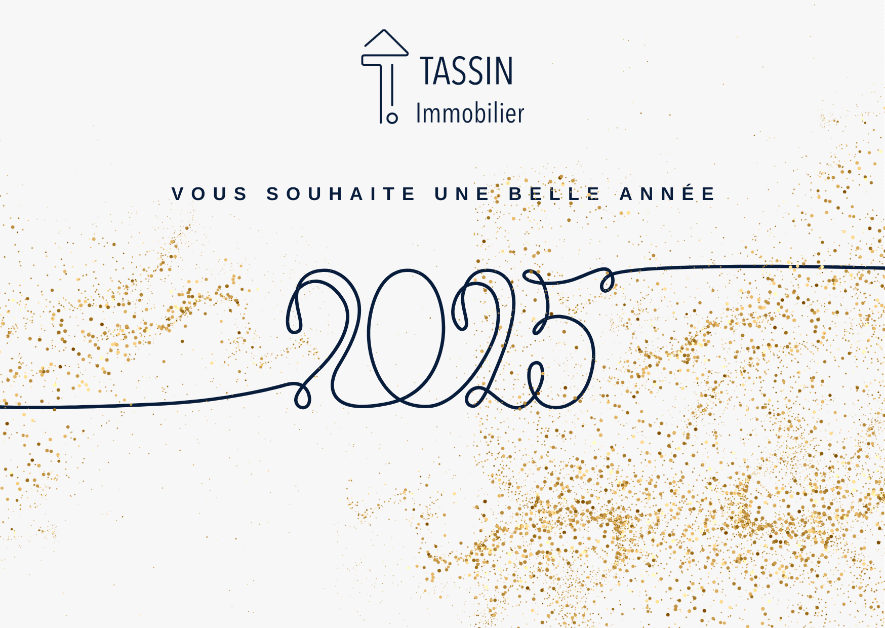 Meilleurs voeux 2025 - Tassin Immobilier